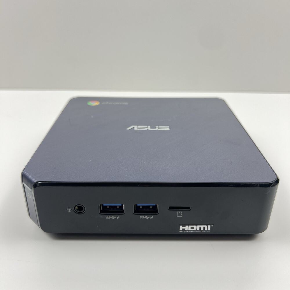 Asus ChromeBox 3 PC Intel Celeron 3865U CPU 8GB Ram 32GB SSD NO AC Adapter